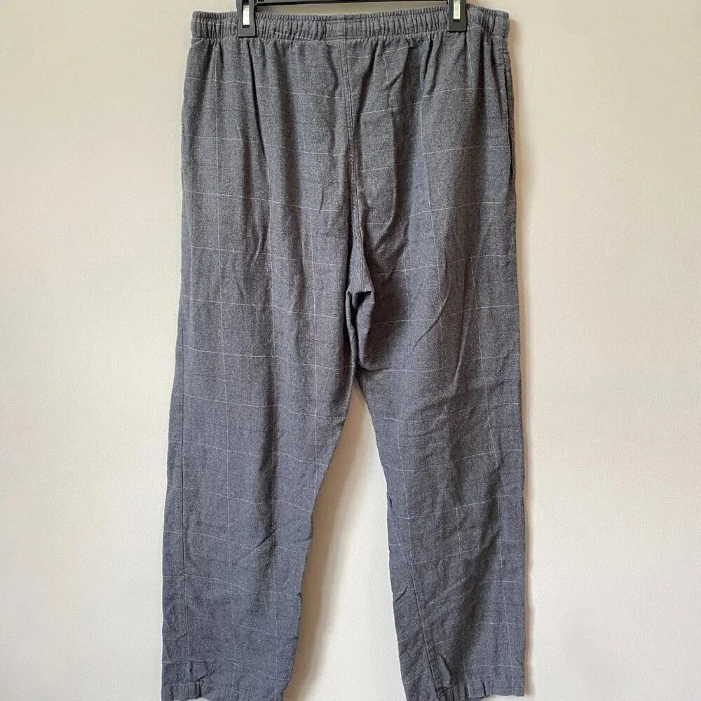 Vintage Polo Ralph Lauren Men's XL Flannel Plaid Straight Leg Lounge Sleep Pants